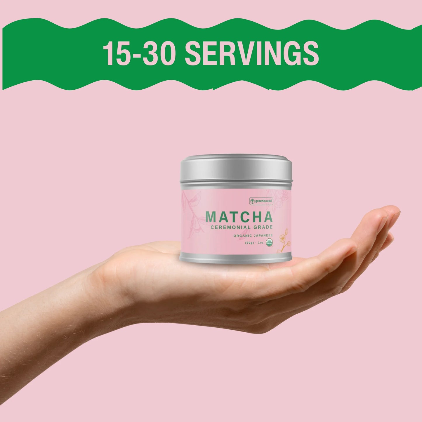 Matcha Organic Japanese Ceremonial Matcha Green Tea Powder, 1 Oz, Vegan, Naturally Caffeinated