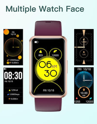 Fitness Tracker No Bluetooth No APP No Phone Needed, Fitness Watch for Men Women Parents IP68 Waterproof with Full Touch Screen Steps Calories Counter Sleep Tracker Alarm Clocks (Purple) - Premium Supplements