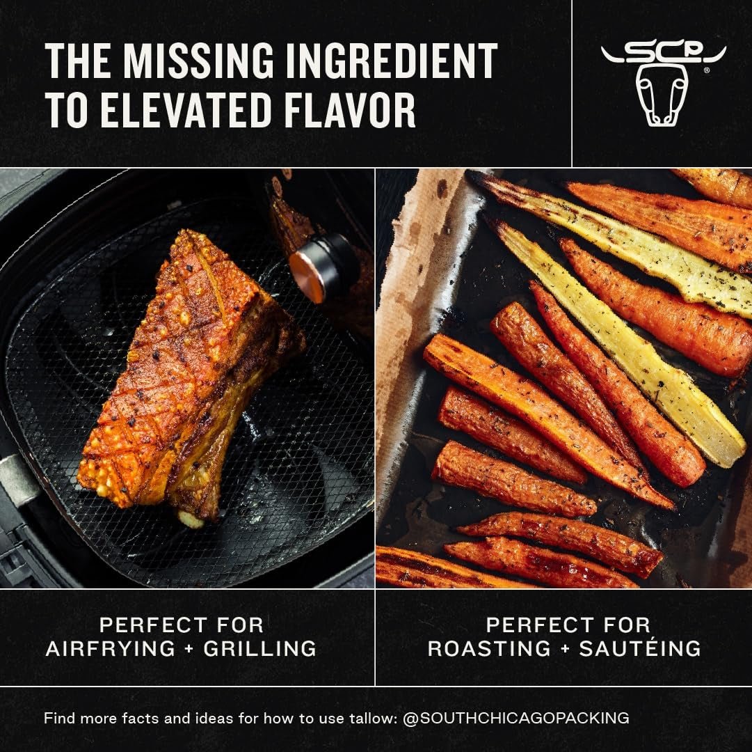 South Chicago Packing Wagyu Beef Tallow Spray, Umami - Rich, Flavorful, Perfect Fo - Premium Supplements