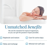 Magnesium Bath Flakes Forest Calm - Resealable Magnesium Bag of Zechstein Chloride Alternative to Epsom Bath Salt (1.65 Lb) - Premium Supplements