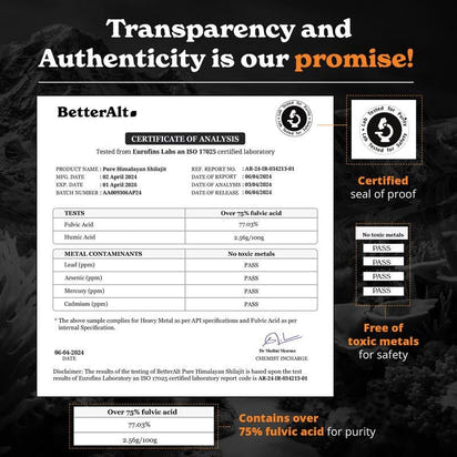 Himalayan Shilajit Sea Moss, Ashwagandha, Black Pepper - Premium Supplements