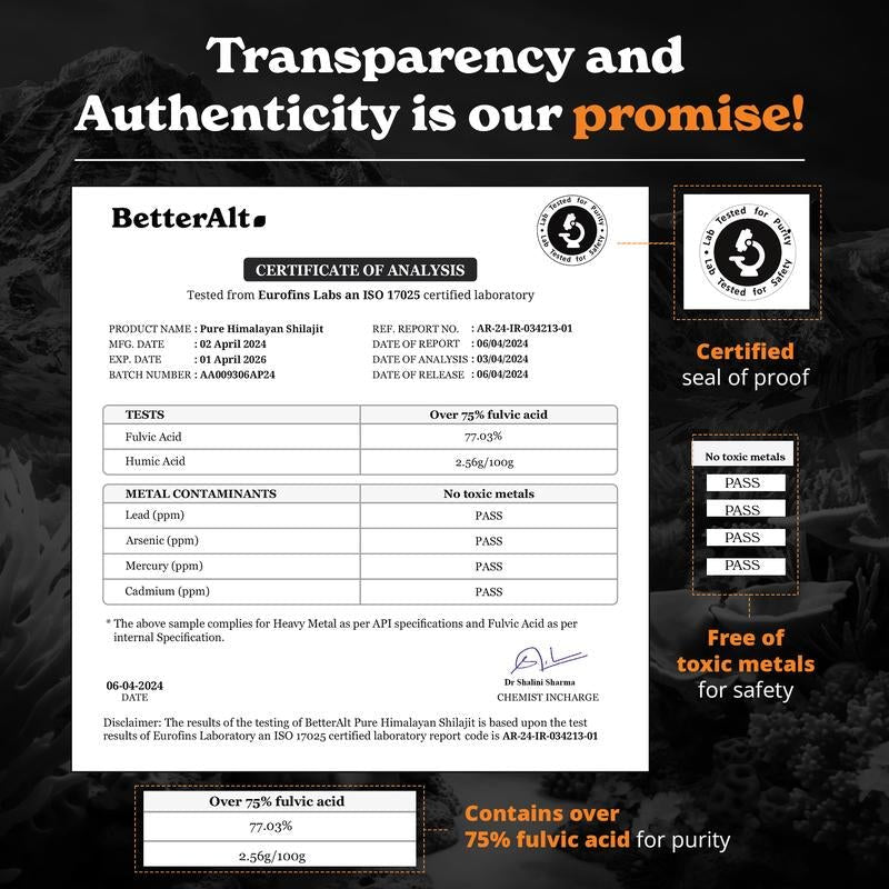 Himalayan Shilajit Sea Moss, Ashwagandha, Black Pepper - Premium Supplements