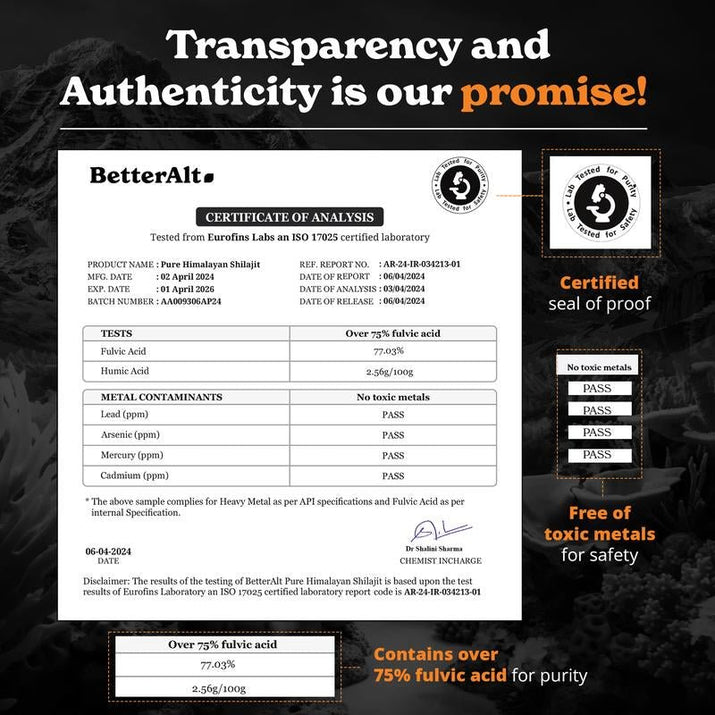 Himalayan Shilajit Sea Moss, Ashwagandha, Black Pepper - Premium Supplements