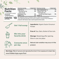Organic Ceylon Cinnamon Powder - Premium Supplements
