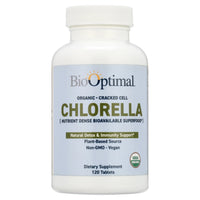 Organic Chlorella Tablets, Non - Gmo, No Additives or Fillers, 120 Count - Premium Supplements