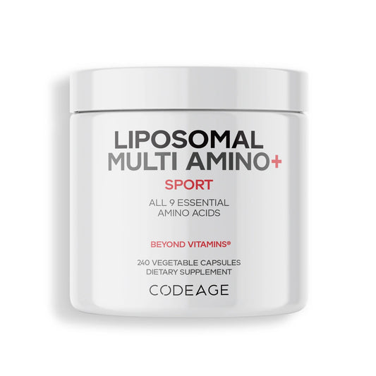 Liposomal Multi Amino+ BCAA & EAA Supplement, Free-Form Branched-Chain Amino Acids, 240 Ct