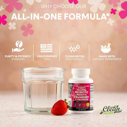 Women's Vaginal Probiotic + Prebiotics - Premium Supplements