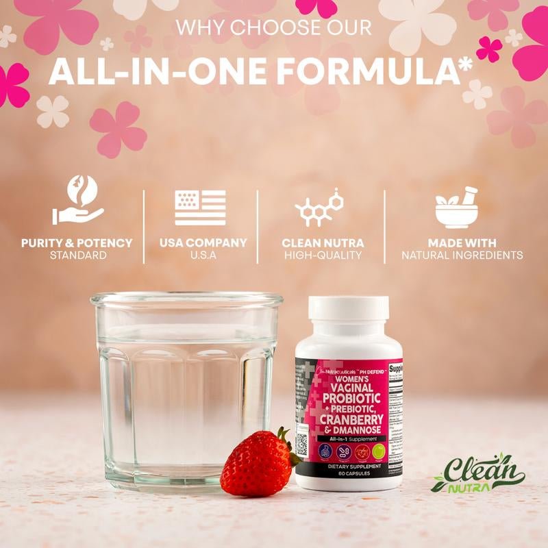 Women's Vaginal Probiotic + Prebiotics - Premium Supplements