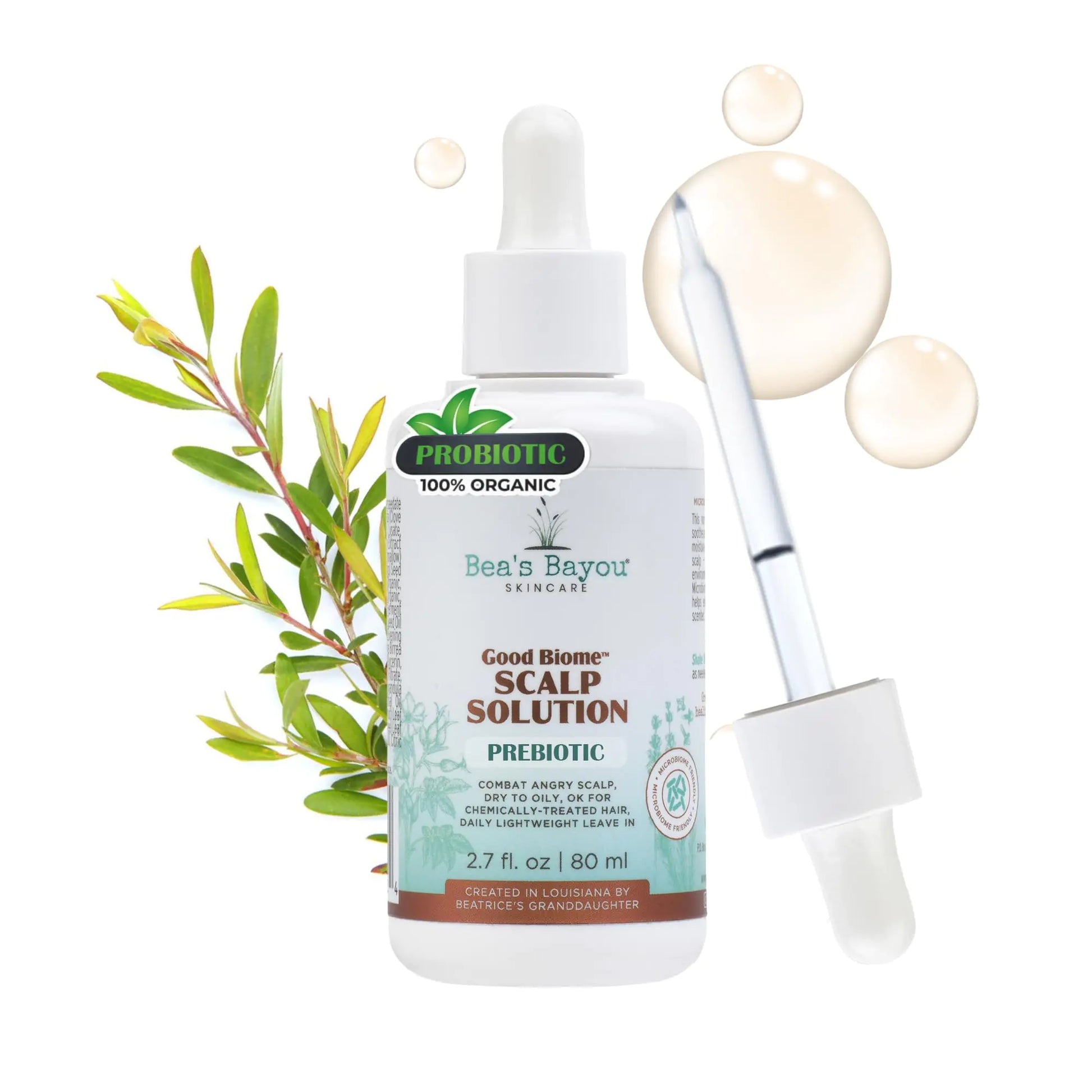 Beas Bayou Itchy Scalp Treatment Dry Scalp Treatment Psoriasis Scalp Treatment Dry Scalp Oil Dandruff Treatment Scalp Serum with Prebiotic Formula Seborrheic Dermatitis Scalp Treatment 2.7 fl. oz - Premium Supplements