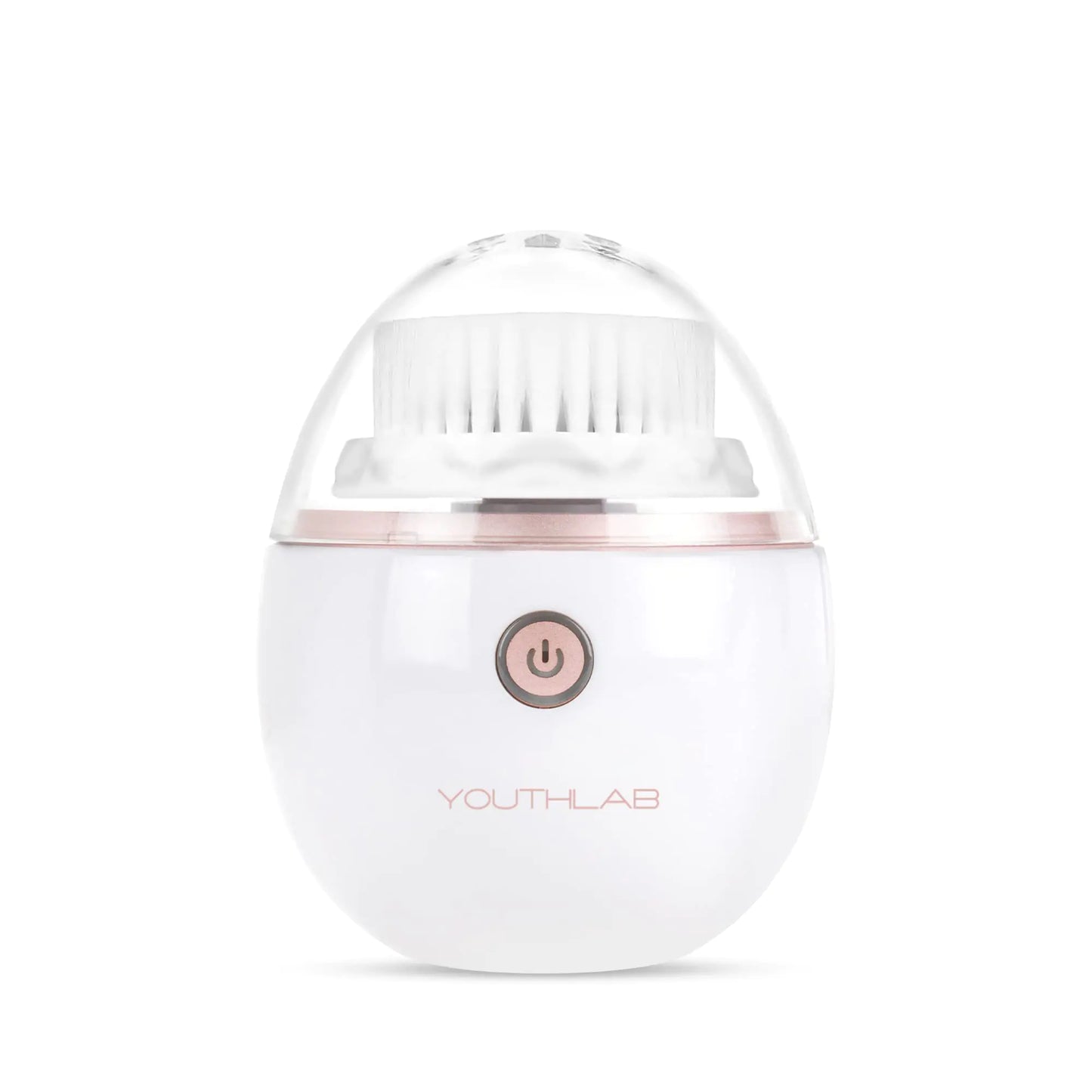YouthLab Pure Radiance Vibrating Facial Cleansing Brush Electric 3 Modes 3 Brush Heads (2 Bristle1 Silicone) Waterproof Rechargeable Smart Timer Exfoliating Massage (Rose Gold) - Premium Supplements